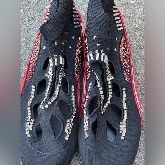 Valentino sock sneakers with embroidery and studs - Picture 3 of 6